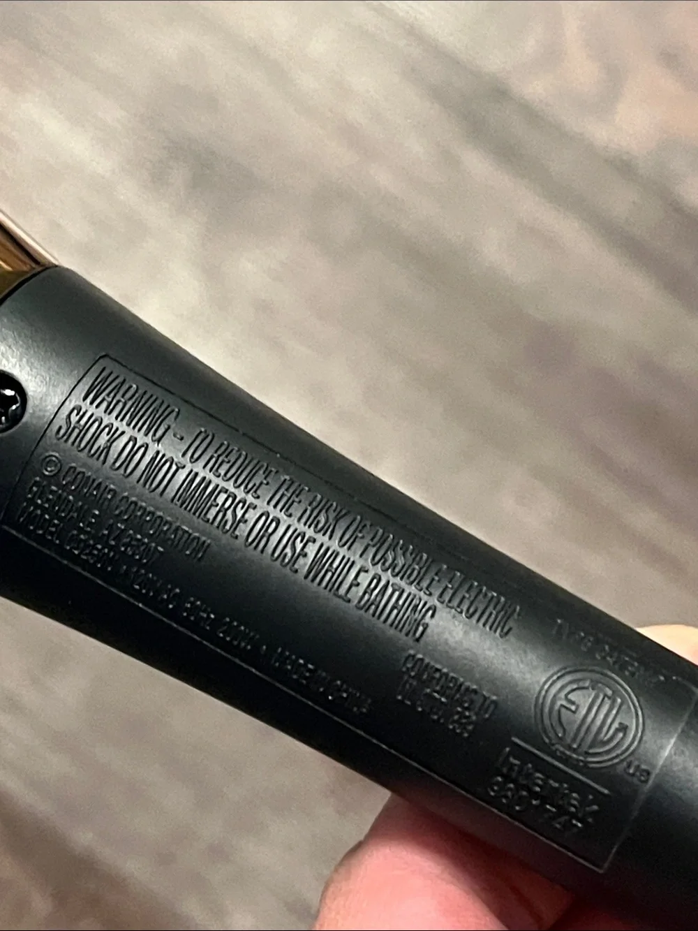 Conair Infinity Pro Gold and Black 1